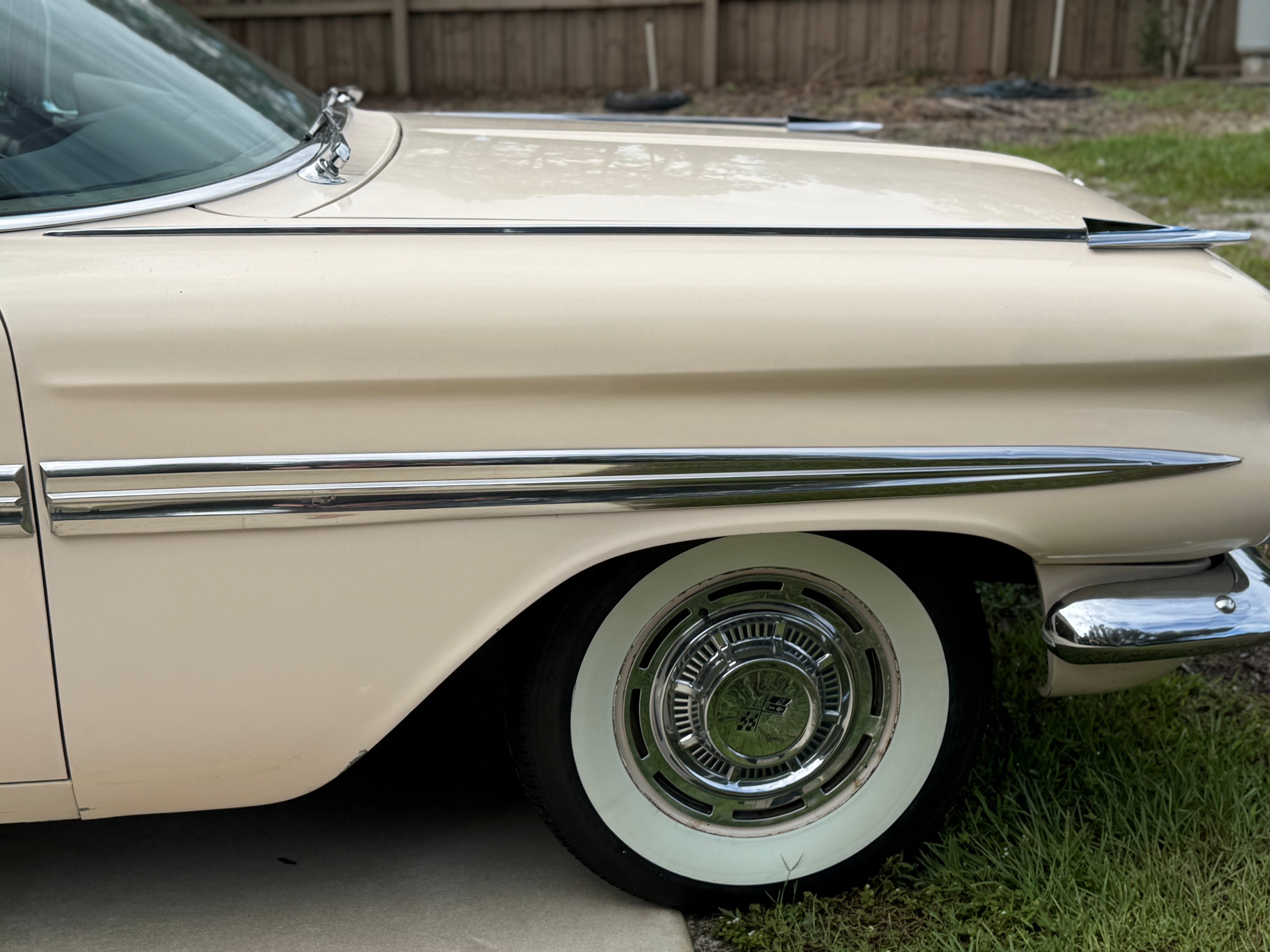 1959 Chevy Impala 2-Door Hardtop FULL SET Side Trim OEM SHOW